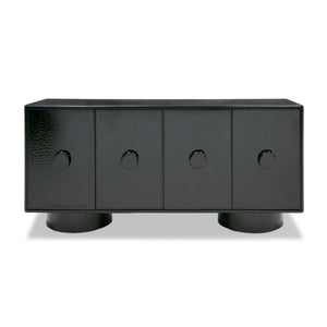 Calexico - Contemporary Black Wave Glass + Black Buffet