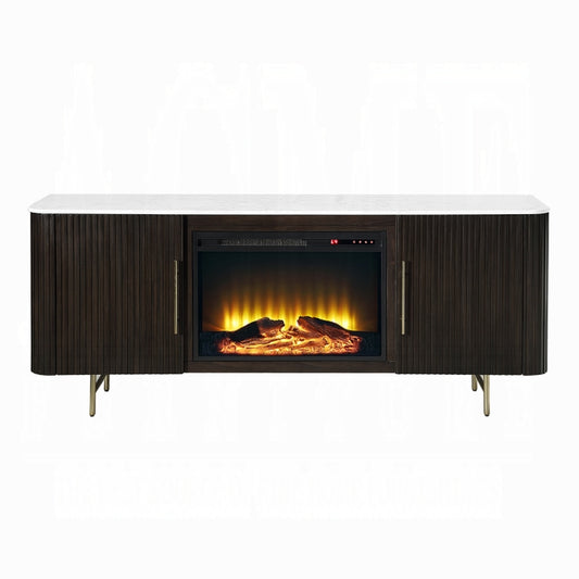 Clay Buffet w/Marble Top & Fireplace