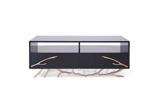 Modrest Legend Modern Black & Gold Coffee Table