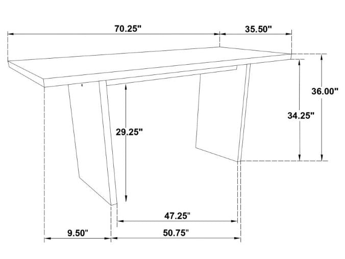Decker Counter Height Dining Table
