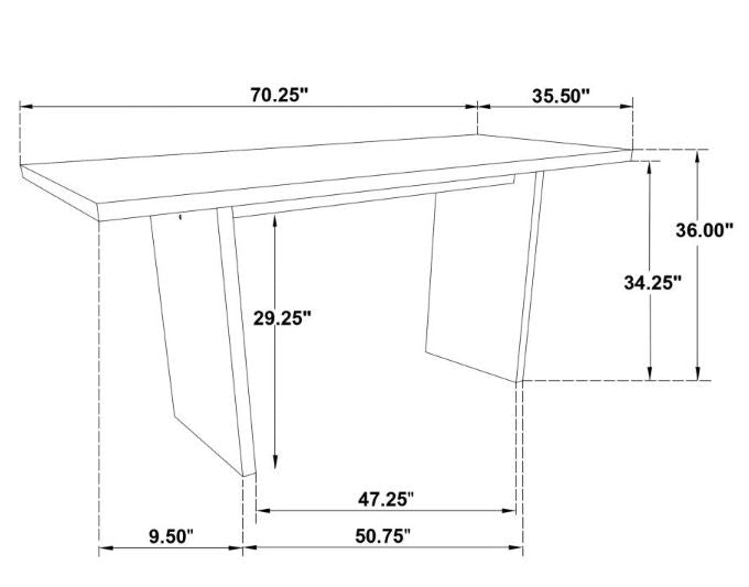 Decker Counter Height Dining Table
