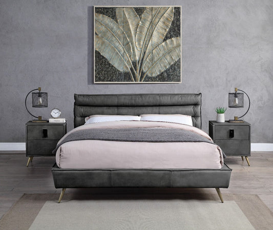 Doris Leather Queen Bed BD00563Q