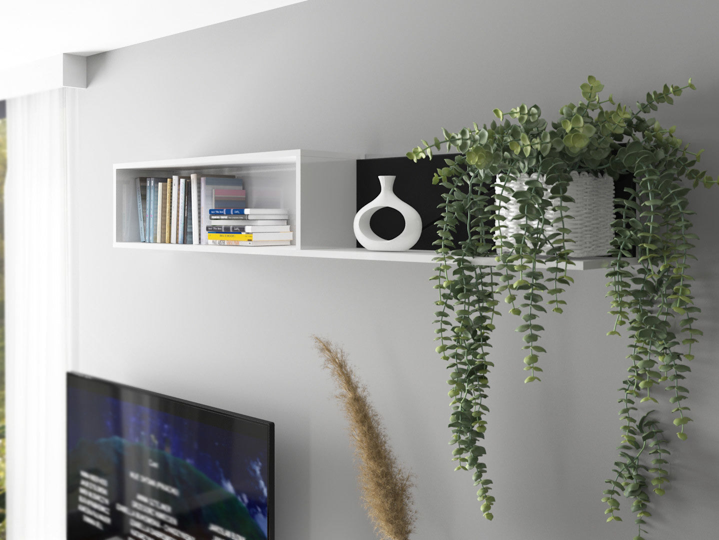 Forn Wall Shelf White Gloss