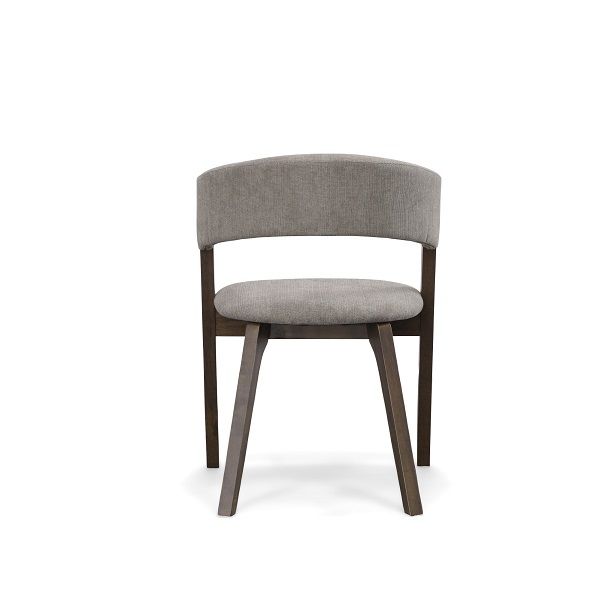 Grover - Modern Grey & Dark Wenge Dining Chair (Set of 2)