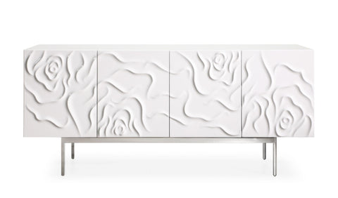 Gwen - Modern White High Gloss Buffet