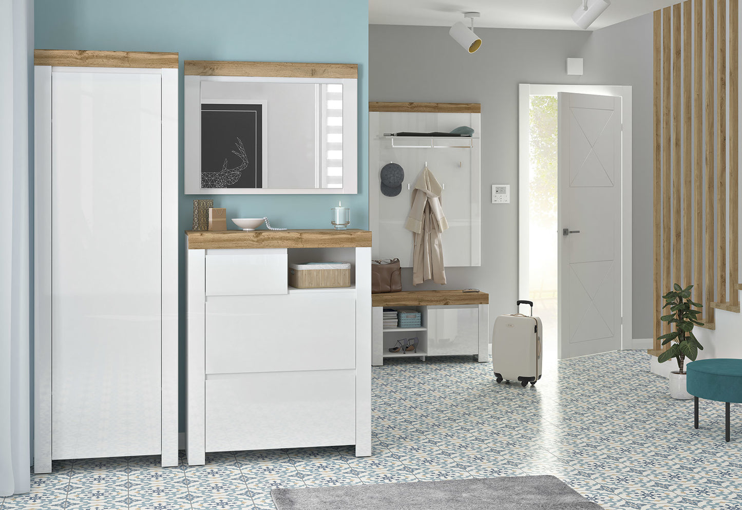Holten Shoe Cabinet REG2K1S
