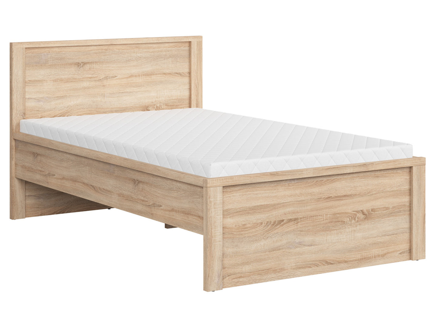 Kaspian Bed LOZ/120/T (Sonoma Oak)