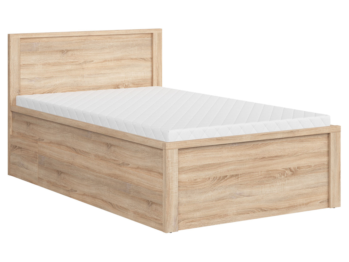 Kaspian Bed LOZ/120/T (Sonoma Oak)