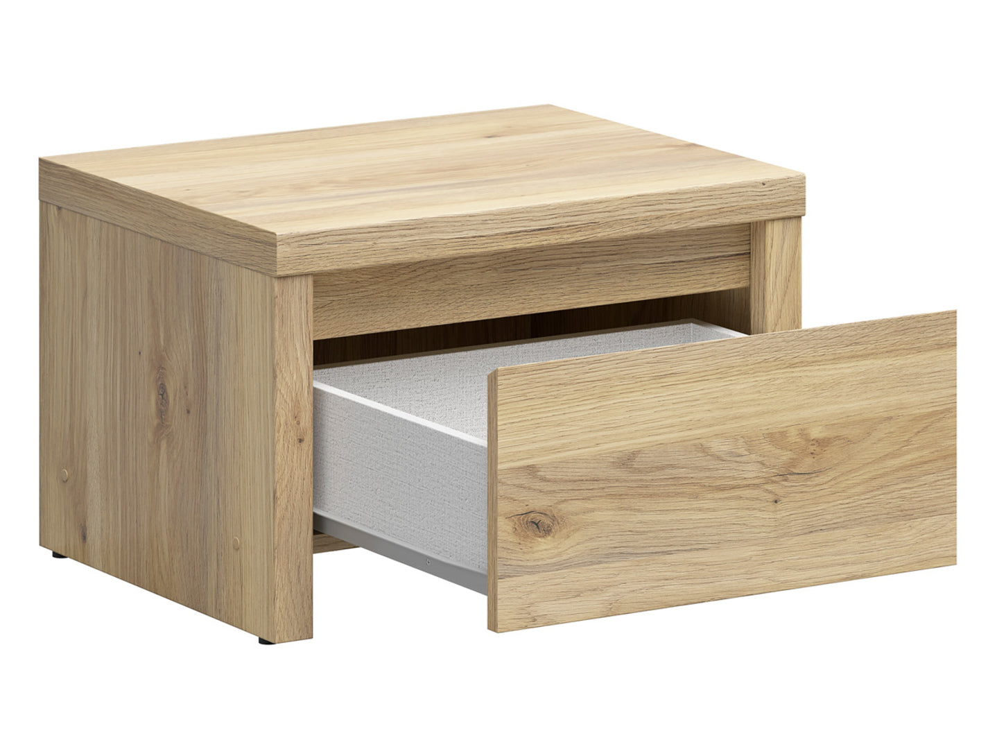 Kaspian Nightstand Mauvella Oak