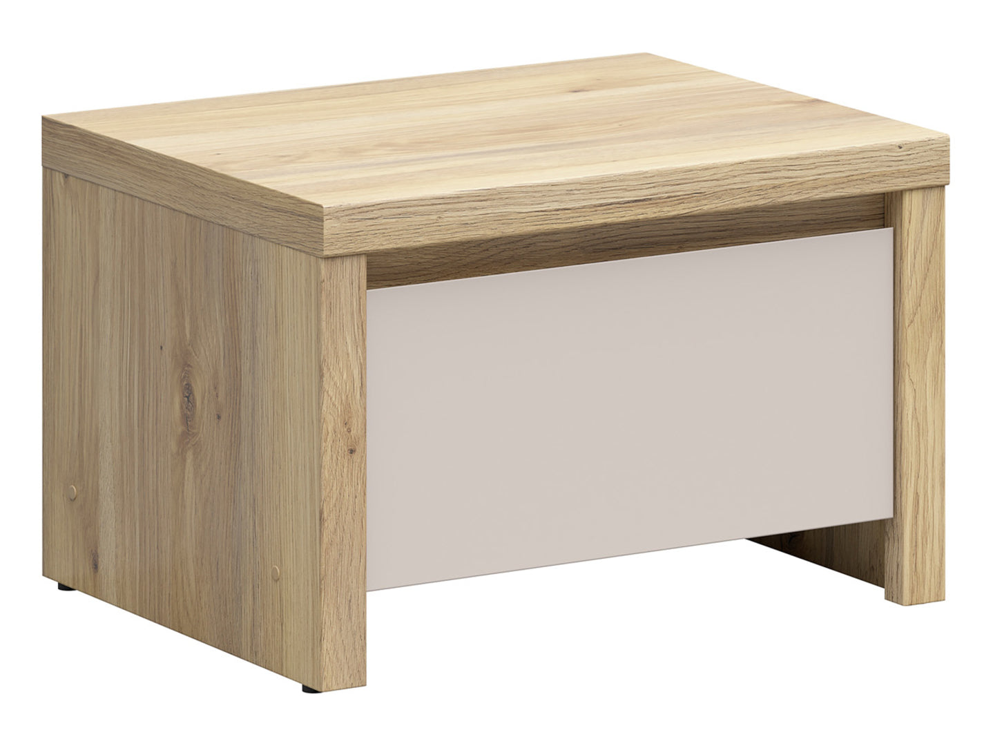 Kaspian Nightstand Mauvella Oak/Cashmere