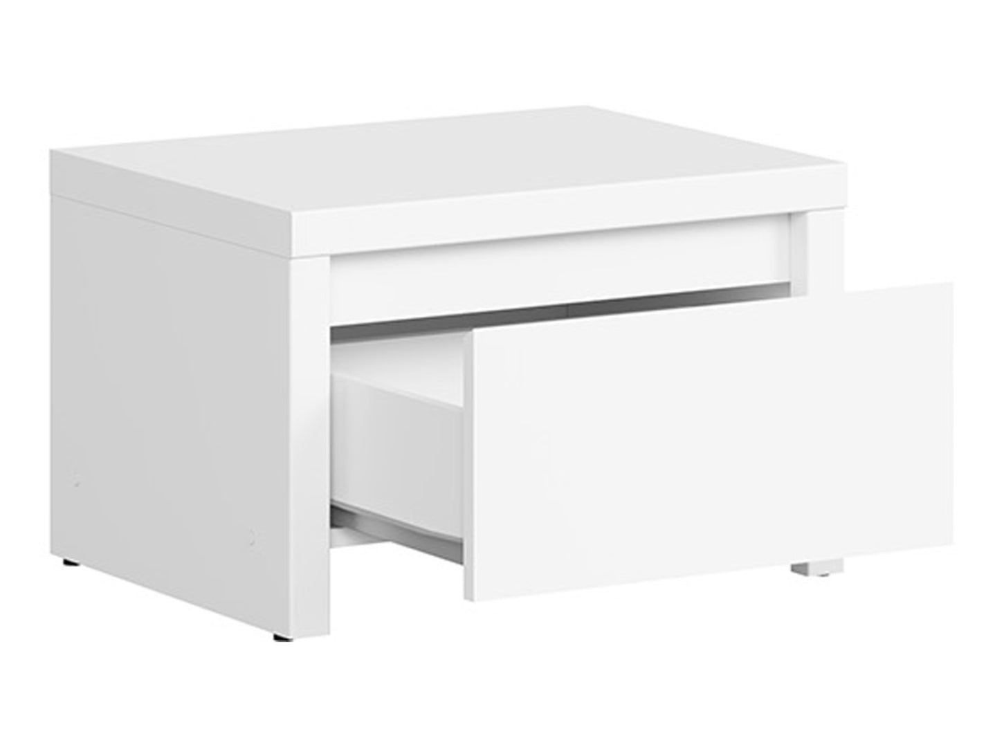 Kaspian Nightstand White