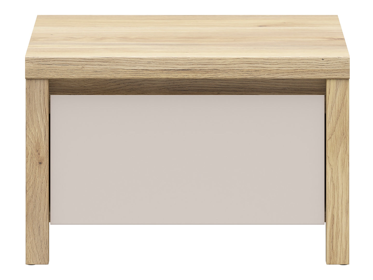 Kaspian Nightstand Mauvella Oak/Cashmere