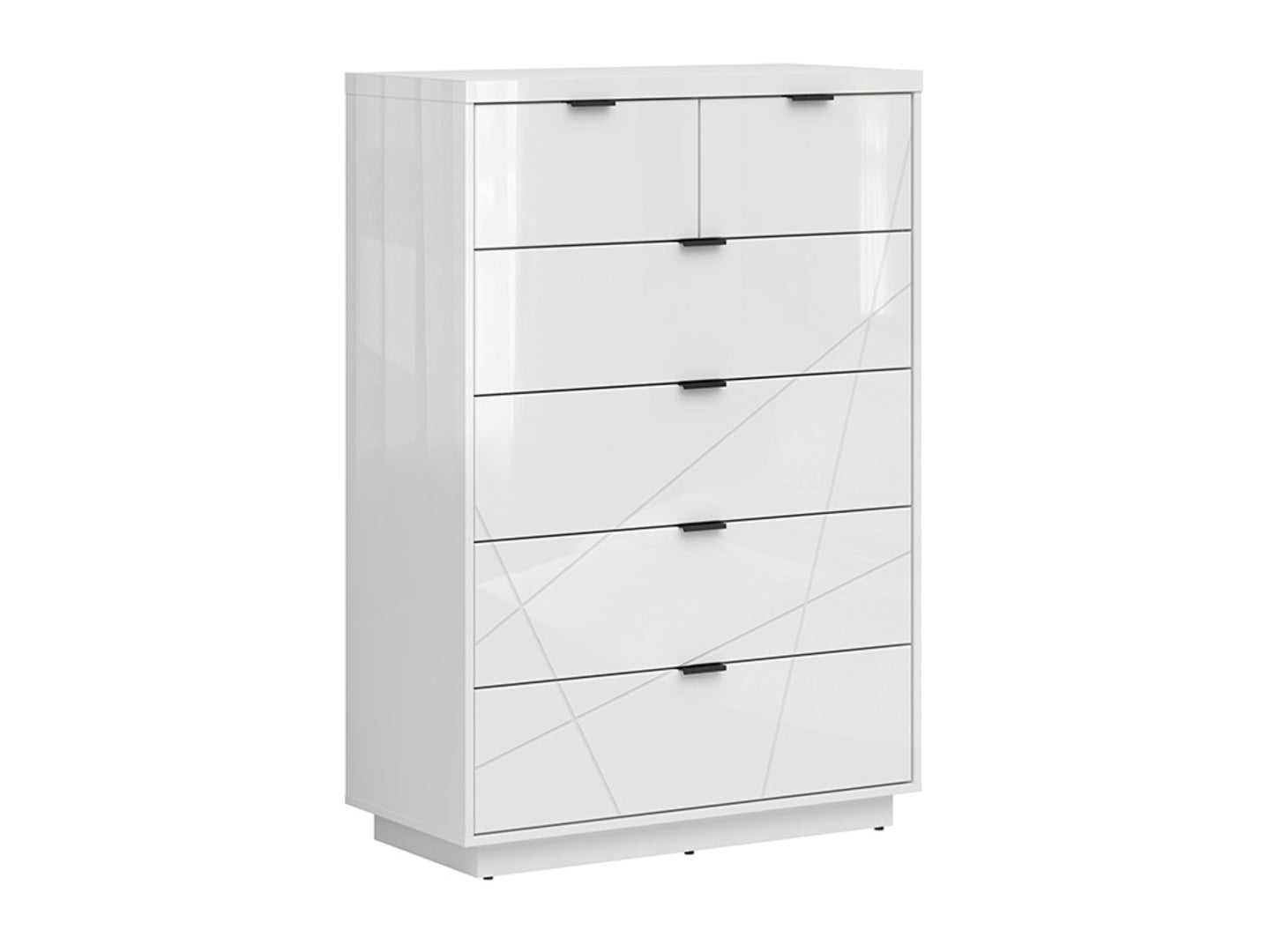 Forn Chest of Drawers KOM6S White Gloss