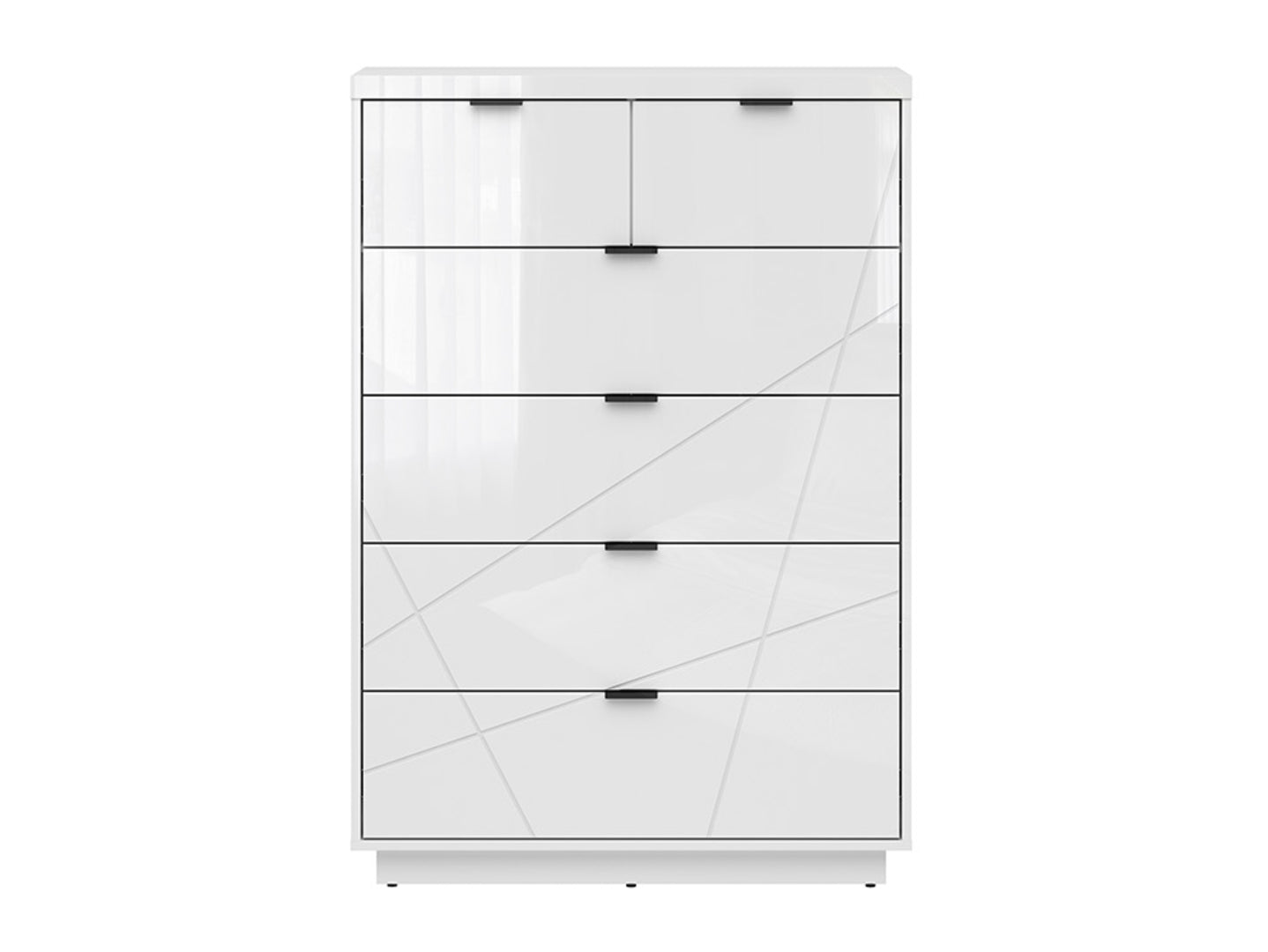 Forn Chest of Drawers KOM6S White Gloss
