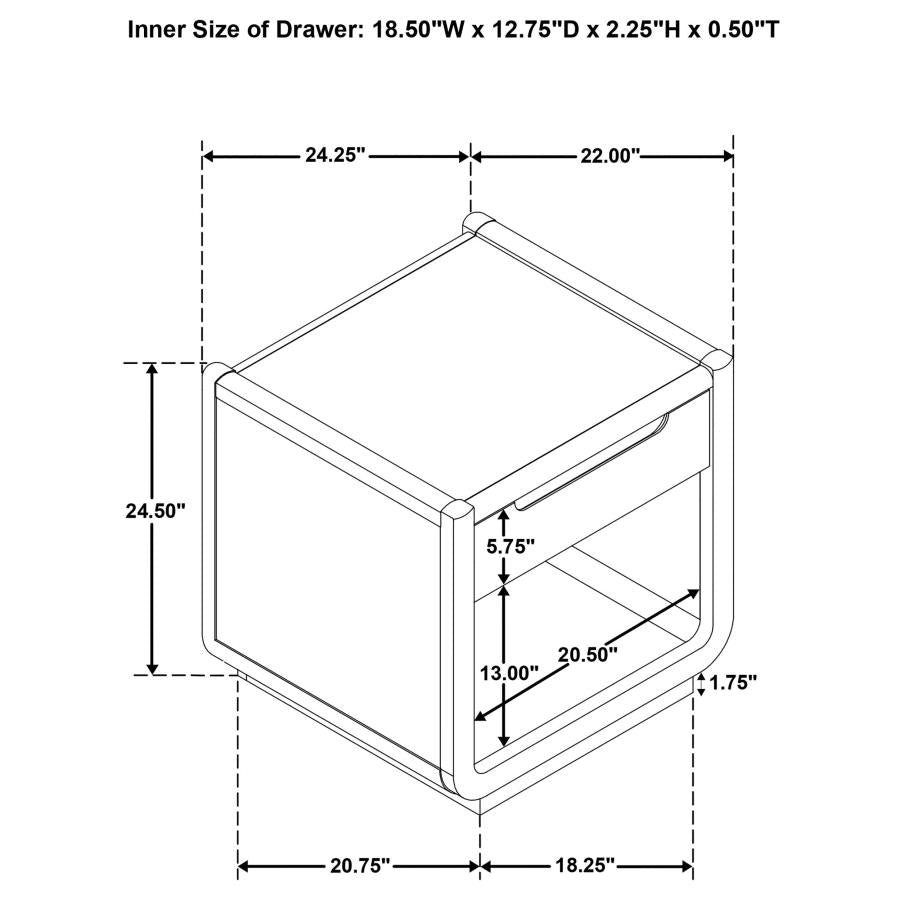 Leand End Table