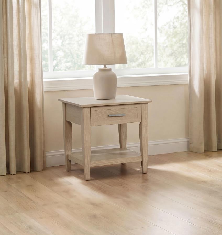 Linden End Table Blonde