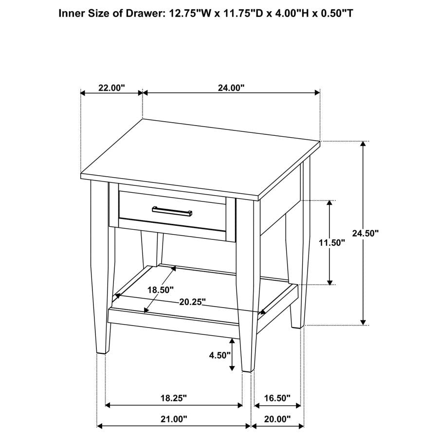 Linden End Table