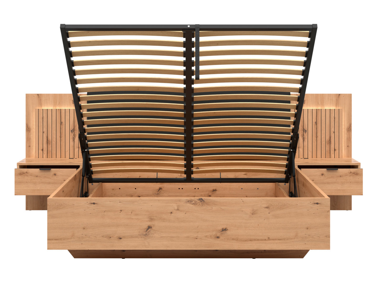 Lamea Queen Size bed w/Nightstands