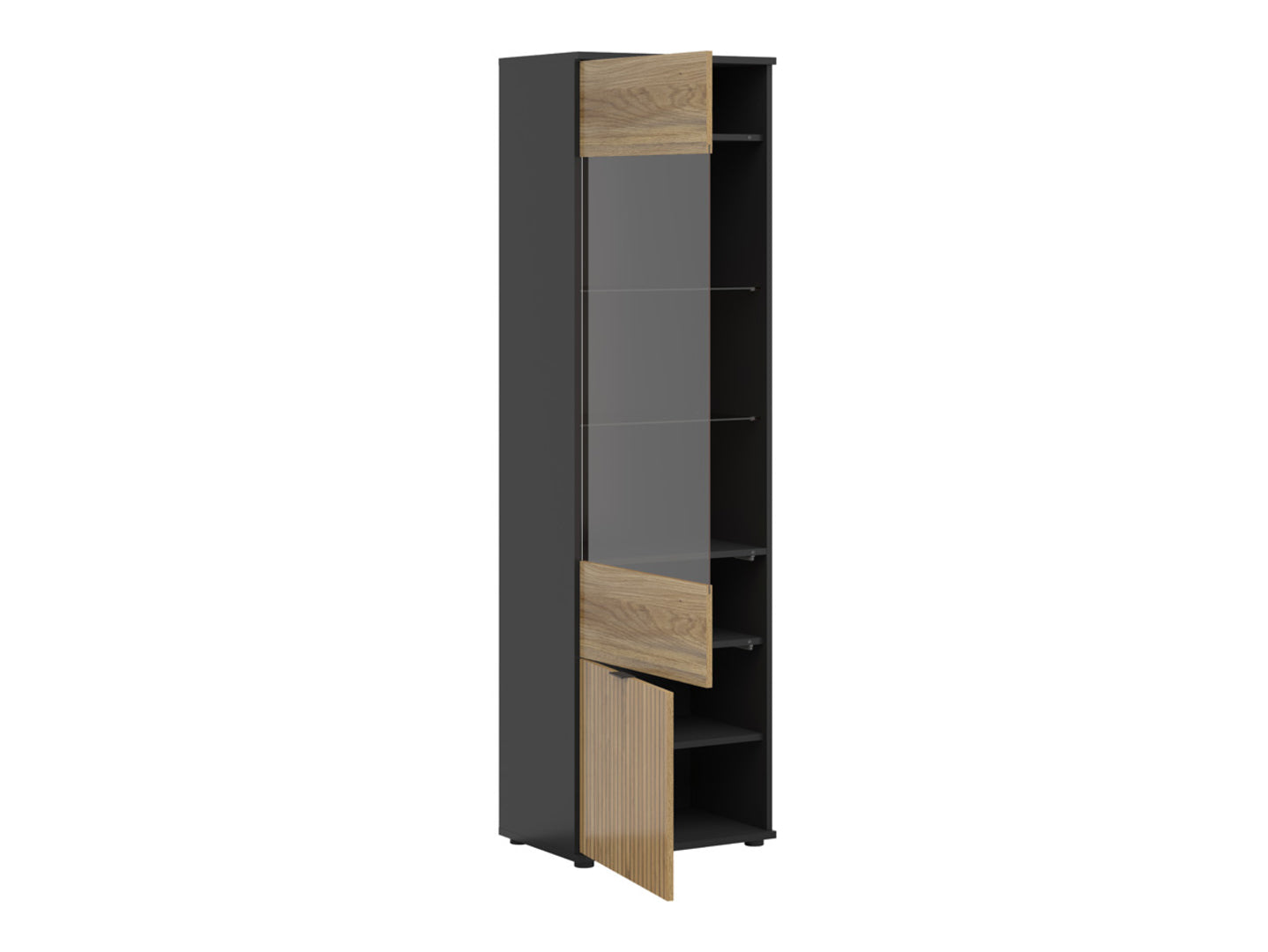 Luen Glass Display Cabinet REG1W1D