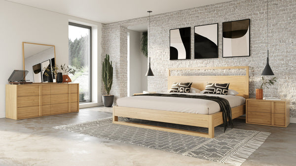 Nova Domus Berlin - Modern Natural Oak Bedroom Set