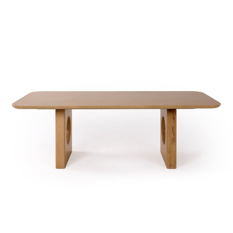 Nova Domus Oshana - Modern White Oak Dining Table