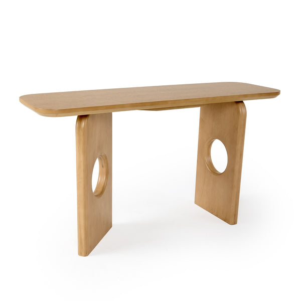 Nova Domus Oshana - Modern White Oak Console Table