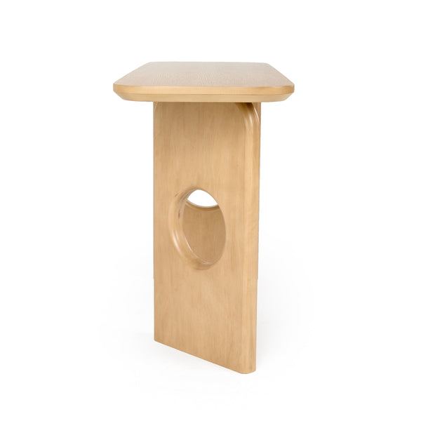 Nova Domus Oshana - Modern White Oak Console Table