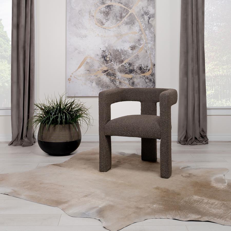 Petra Accent/Dining Chair Chocolate Brown