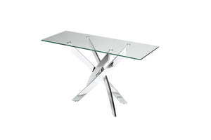 Pyrite Modern Glass Console Table