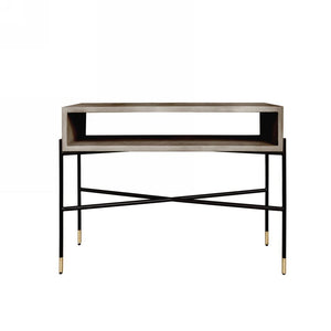 Walker Modern Concrete & Metal Console Table