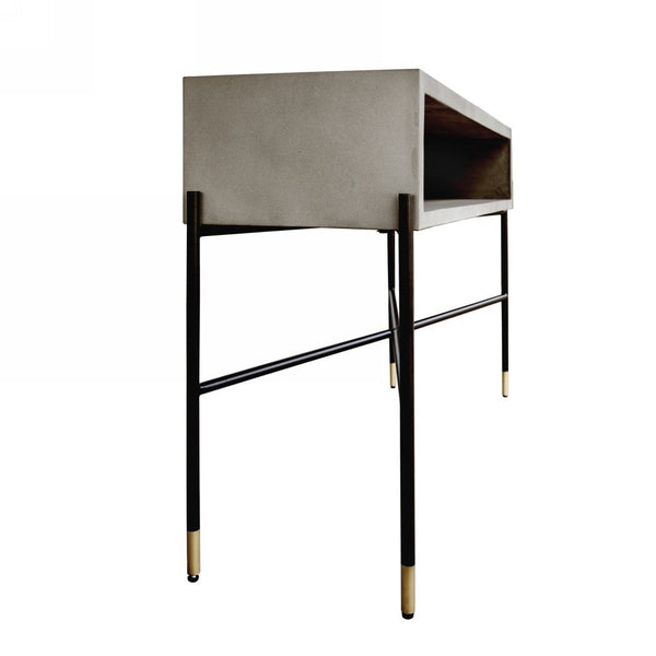 Walker Modern Concrete & Metal Console Table