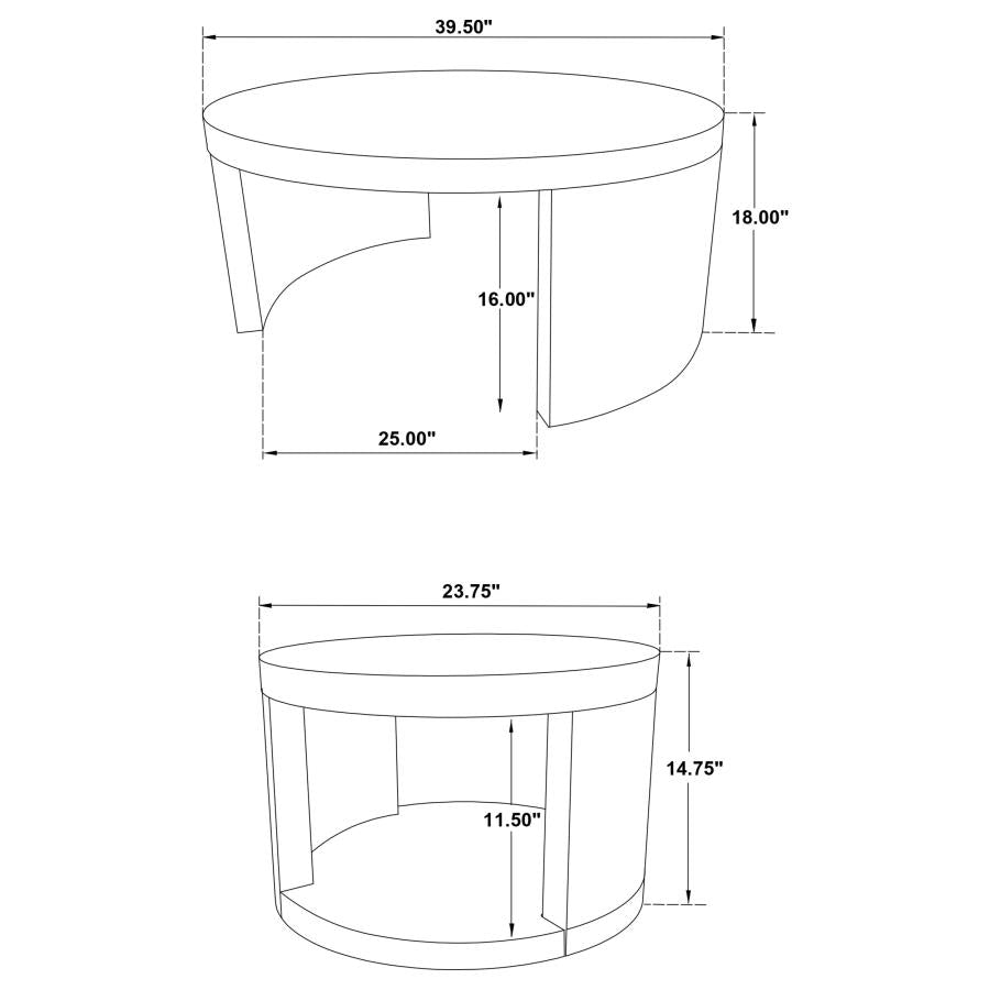 Sweeney 2-Piece Nesting Table Set