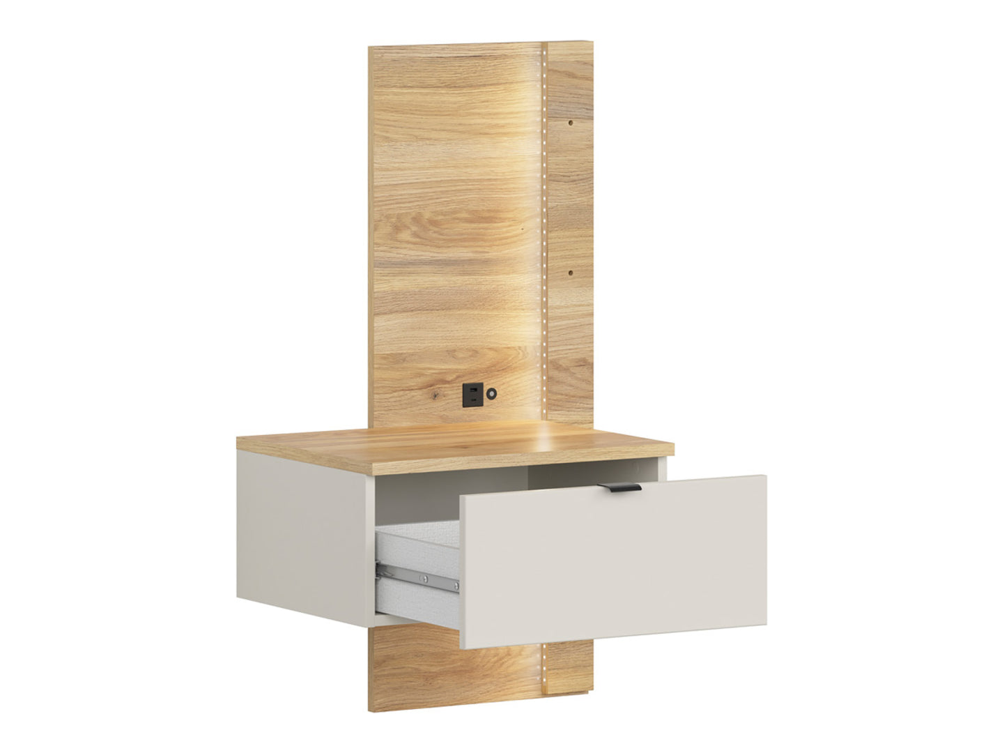 Glamour Queen Size Bed w/Nightstands