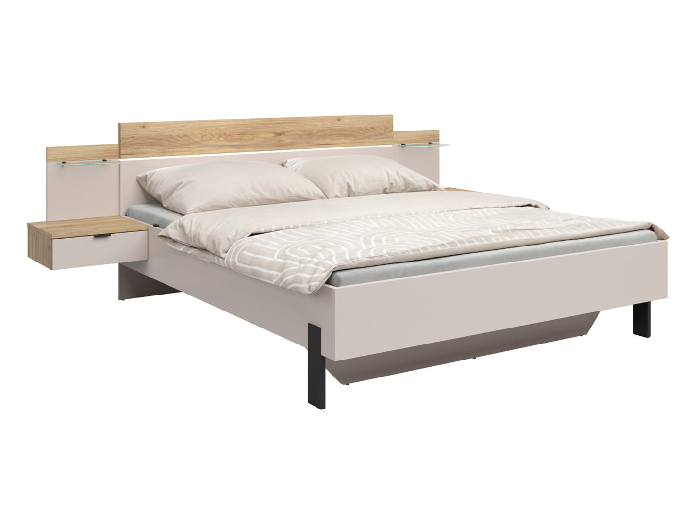 Tabina King Size Bed w/Nightstands