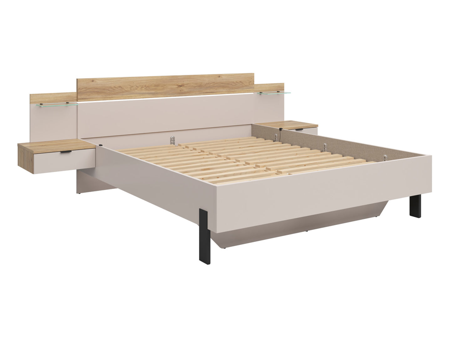 Tabina King Size Bed w/Nightstands