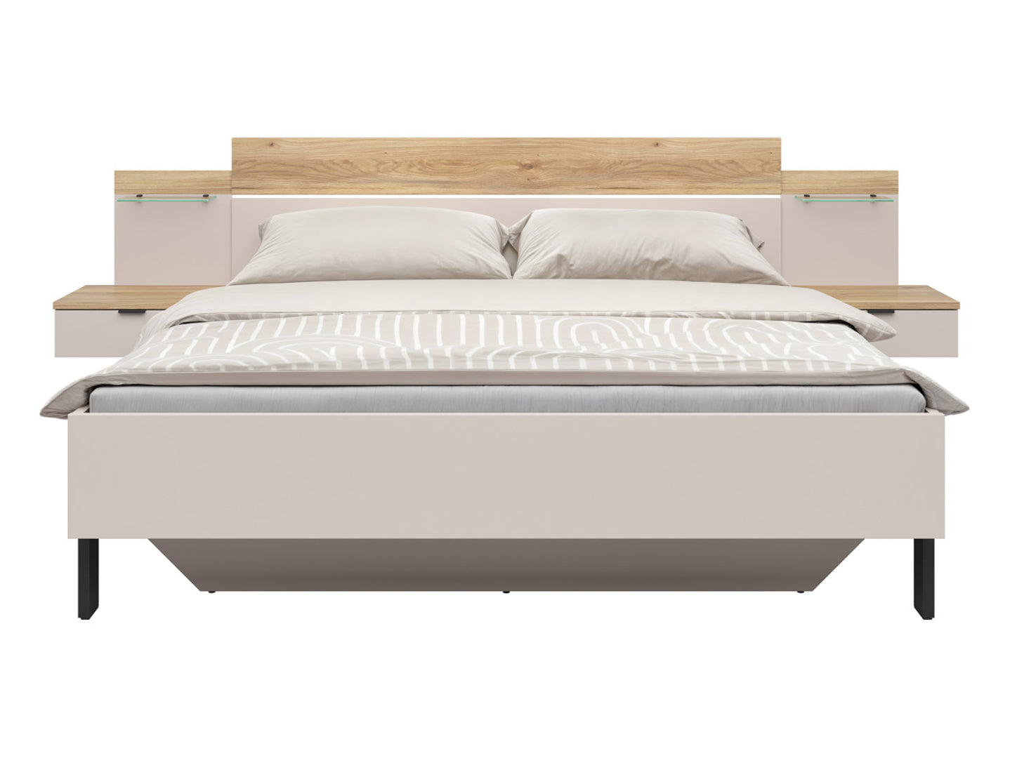 Tabina King Size Bed w/Nightstands
