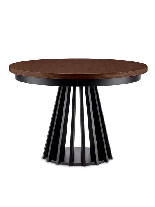 Lamello Dining Table Brown Oak/Black