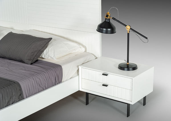 Nova Domus Valencia Contemporary White Bedroom Set