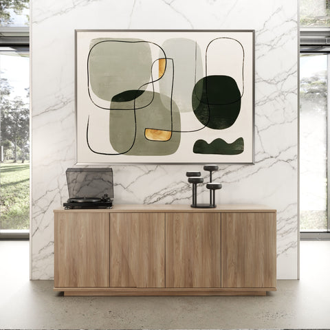 Nova Domus Victoria - Italian Modern Walnut Caracalla Buffet