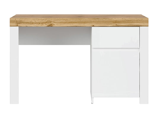 HOLTEN DESK BIU1D1S/8/12 WHITE/OAK WOTAN