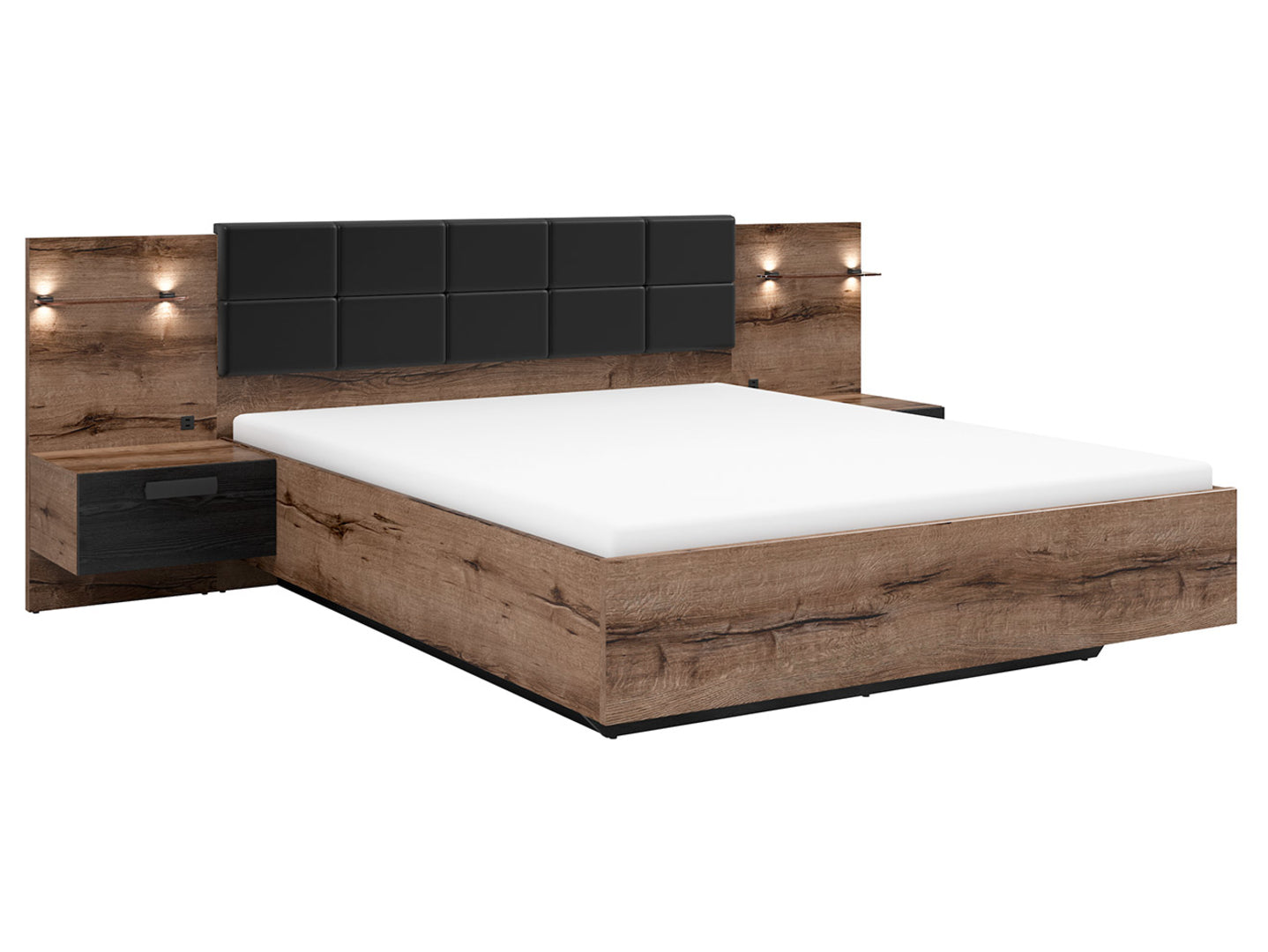 KASSEL BED 160 WITH STORAGE LOZ/160/B