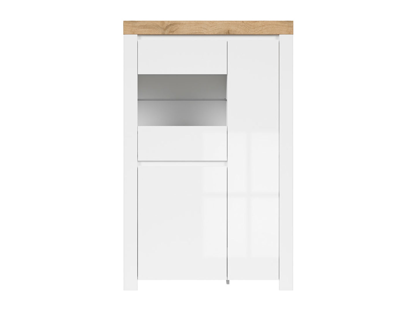 HOLTEN Glass-door cabinet REG2D1W