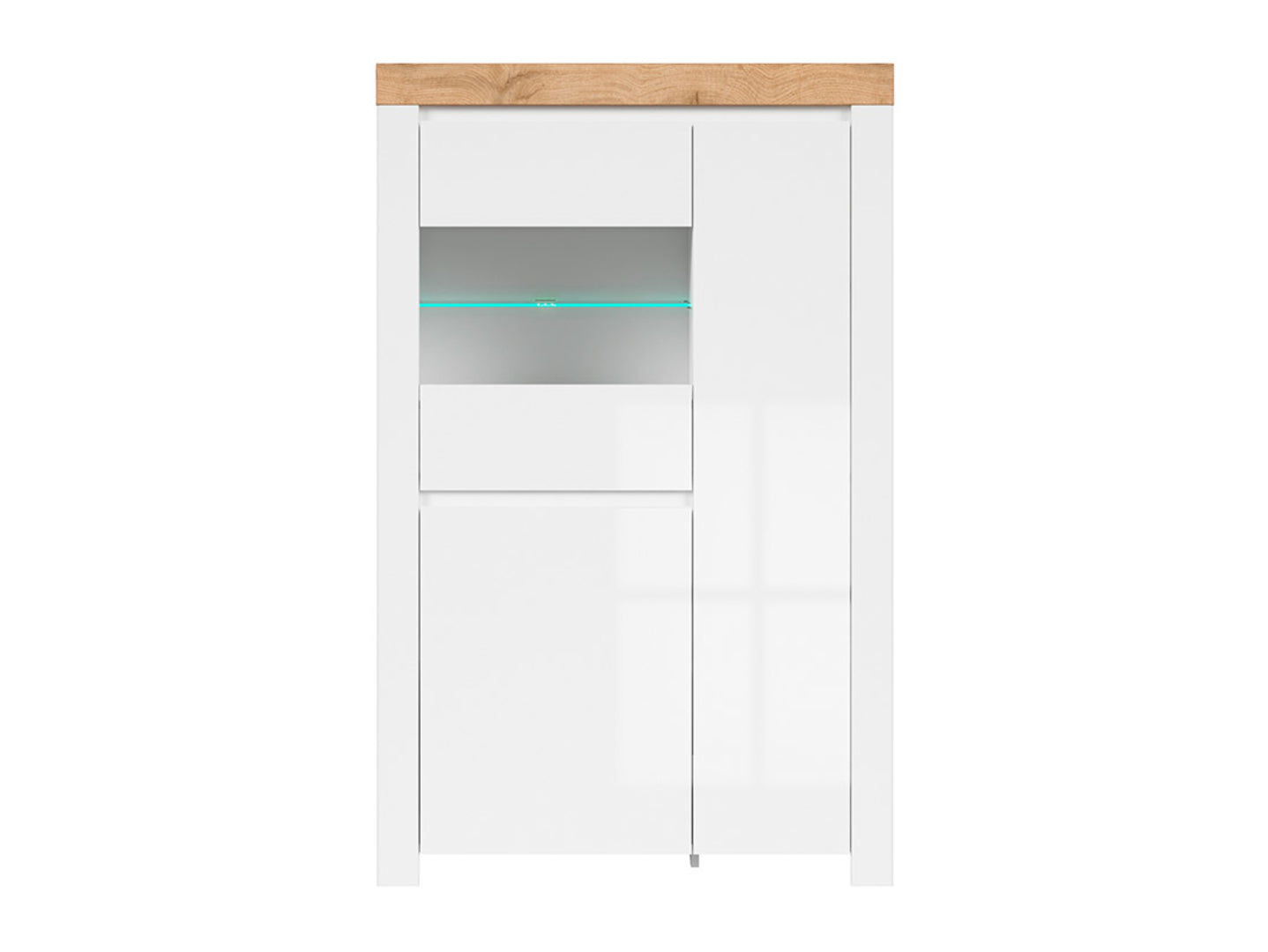 HOLTEN Glass-door cabinet REG2D1W