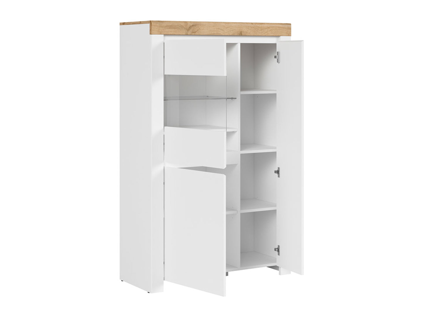HOLTEN Glass-door cabinet REG2D1W