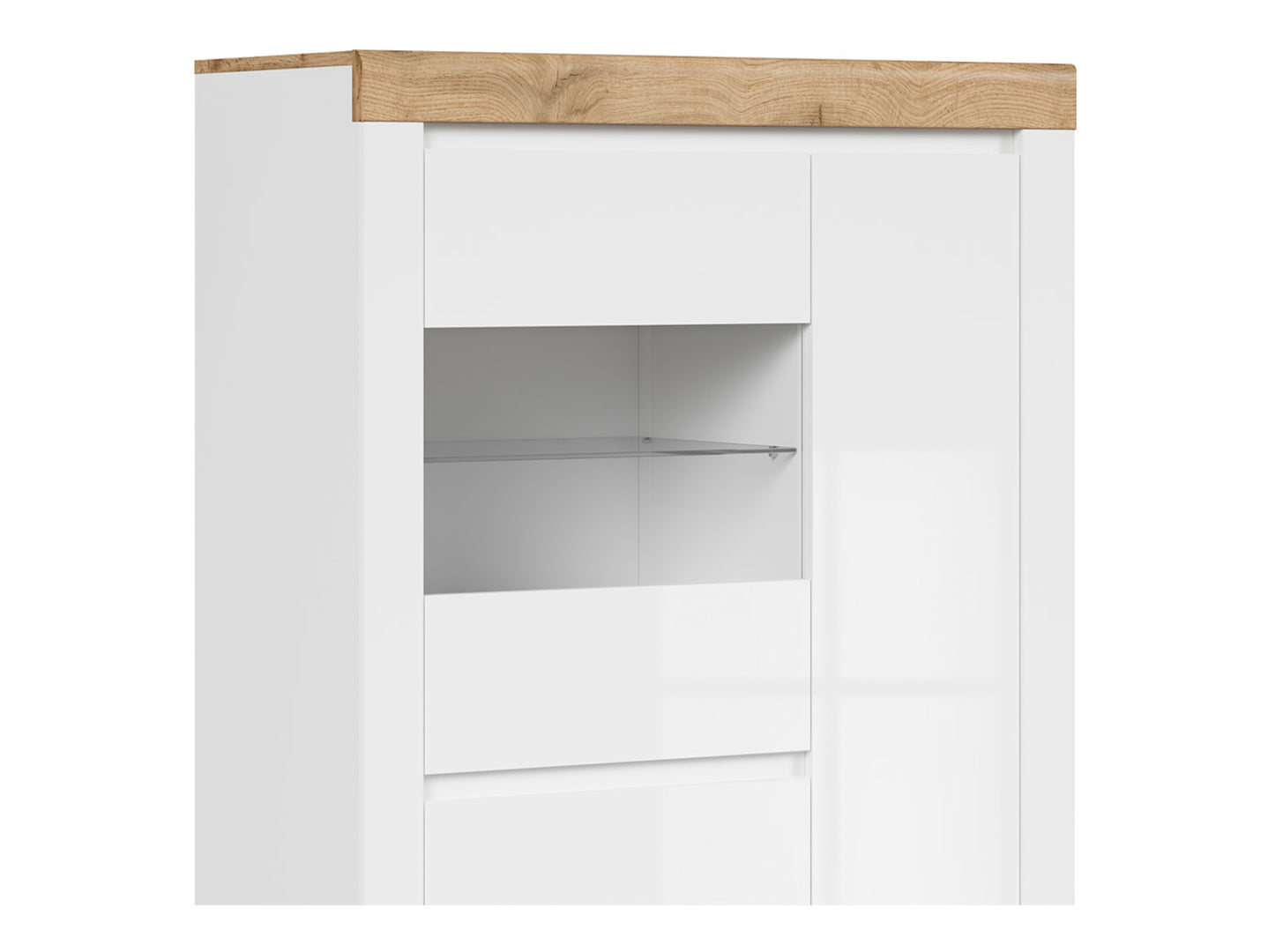 HOLTEN Glass-door cabinet REG2D1W