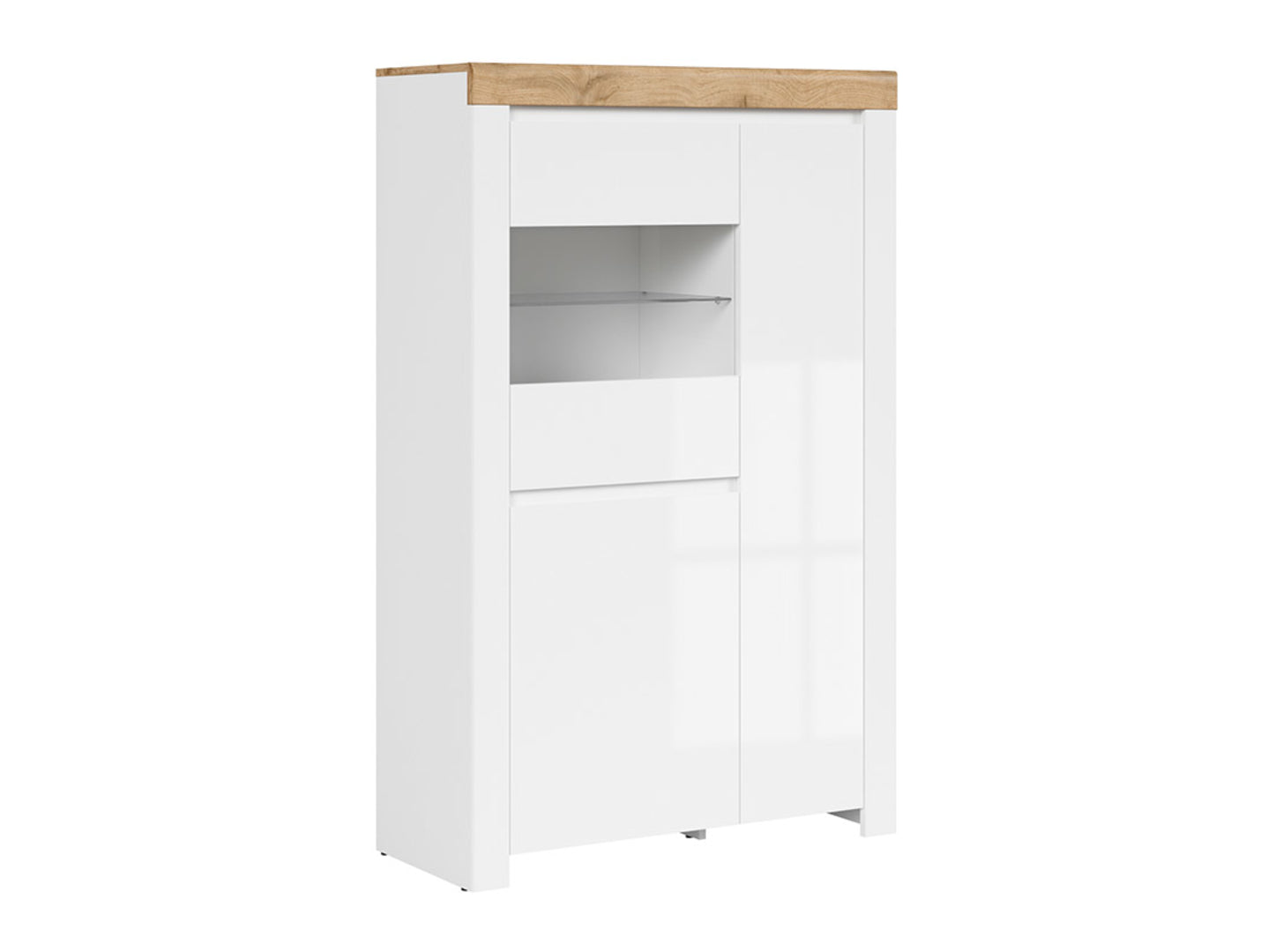HOLTEN Glass-door cabinet REG2D1W